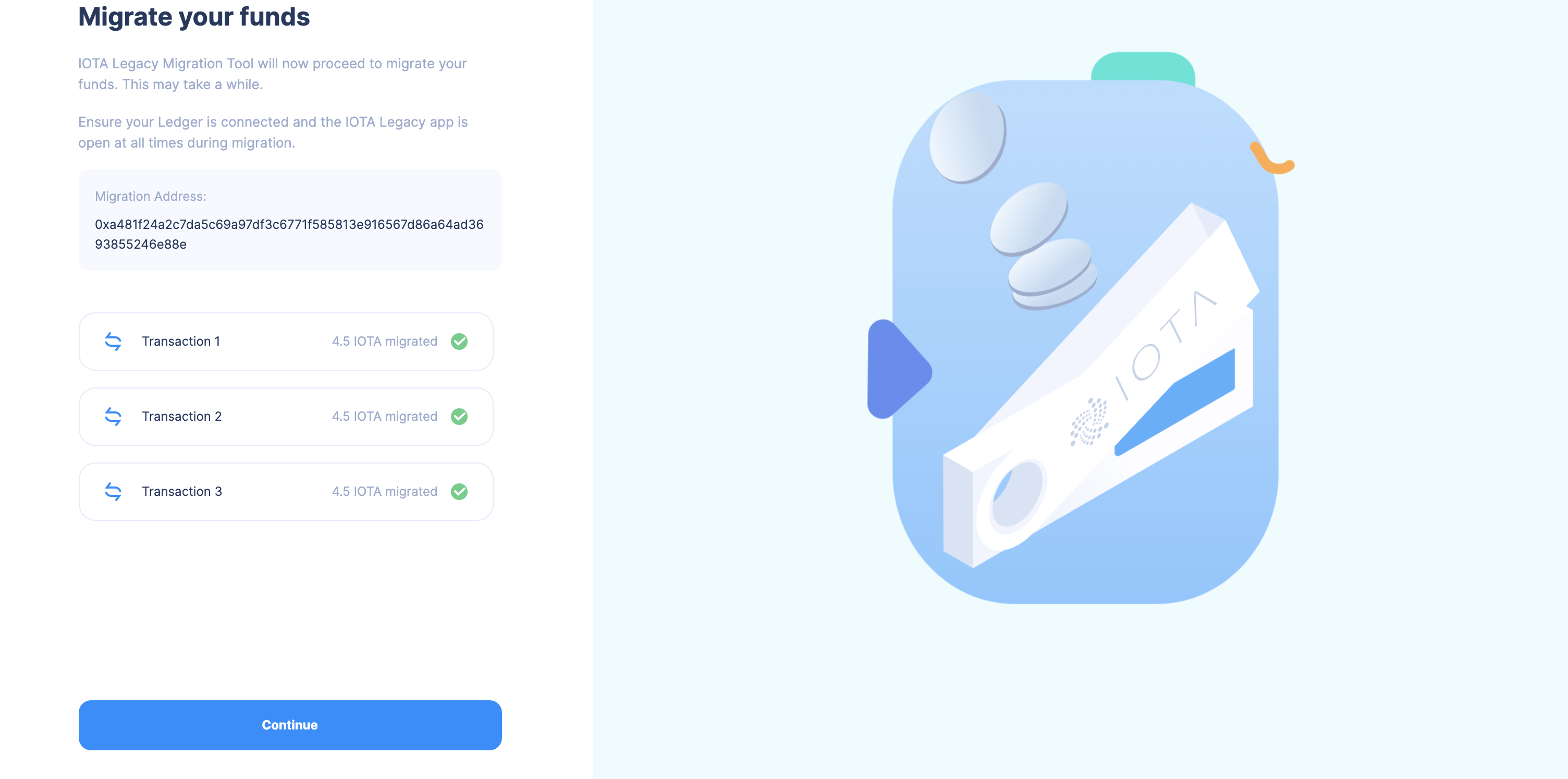 Legacy Migration Tool Multiple Transaction In Progress